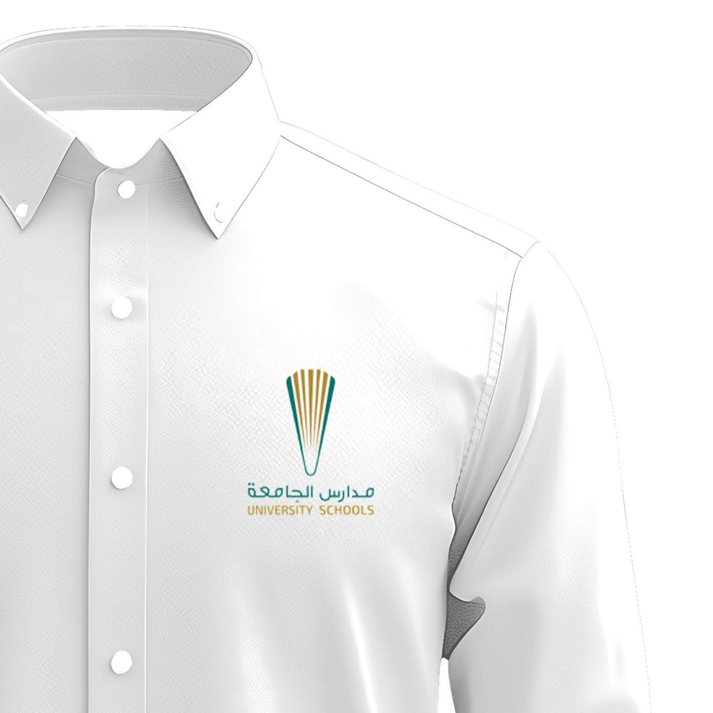 white long-sleeved shirt