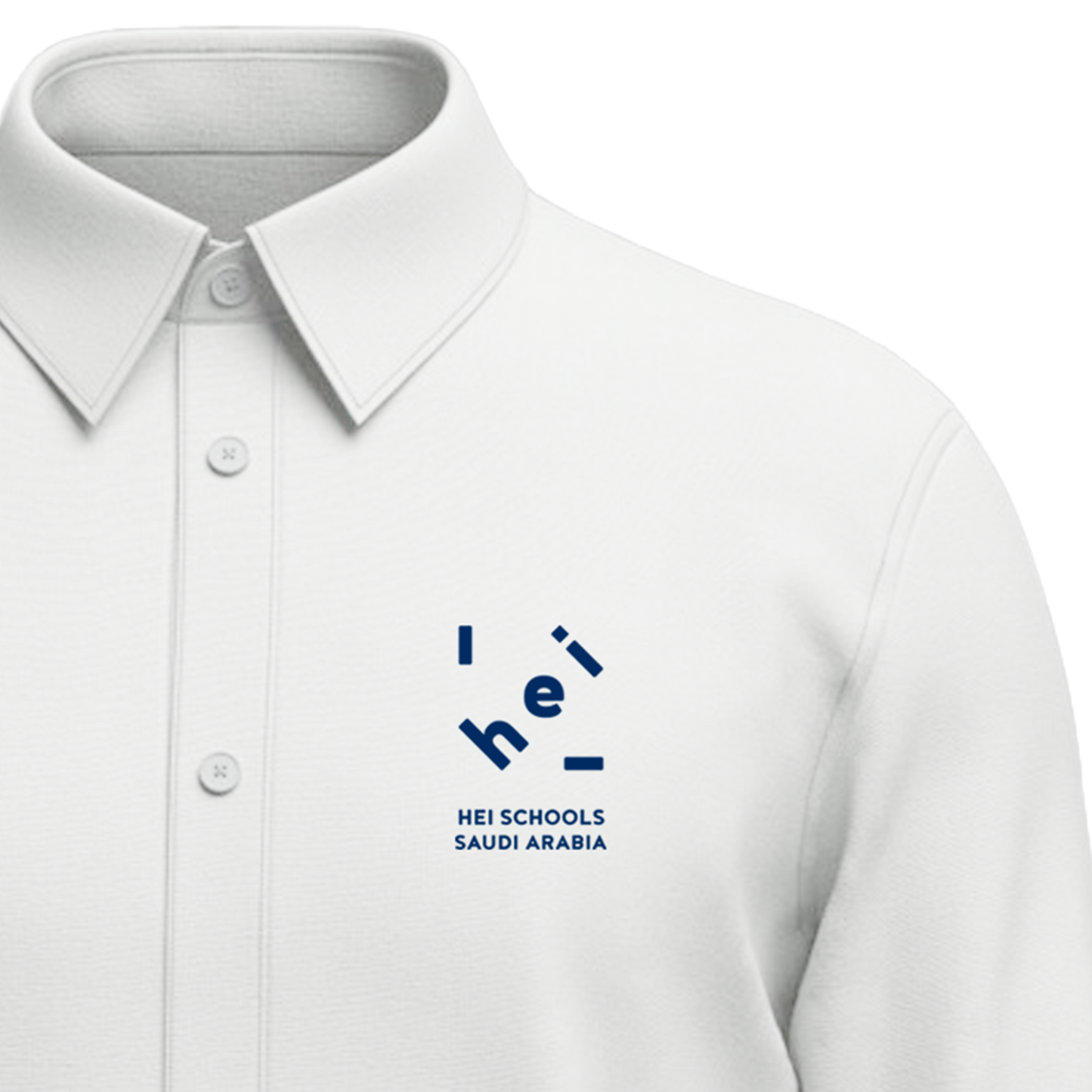 white long-sleeved shirt