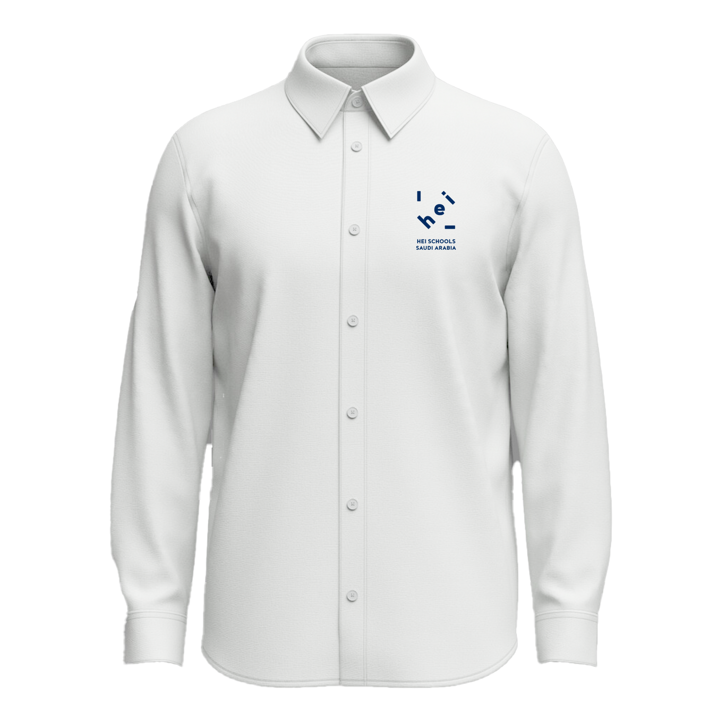 white long-sleeved shirt