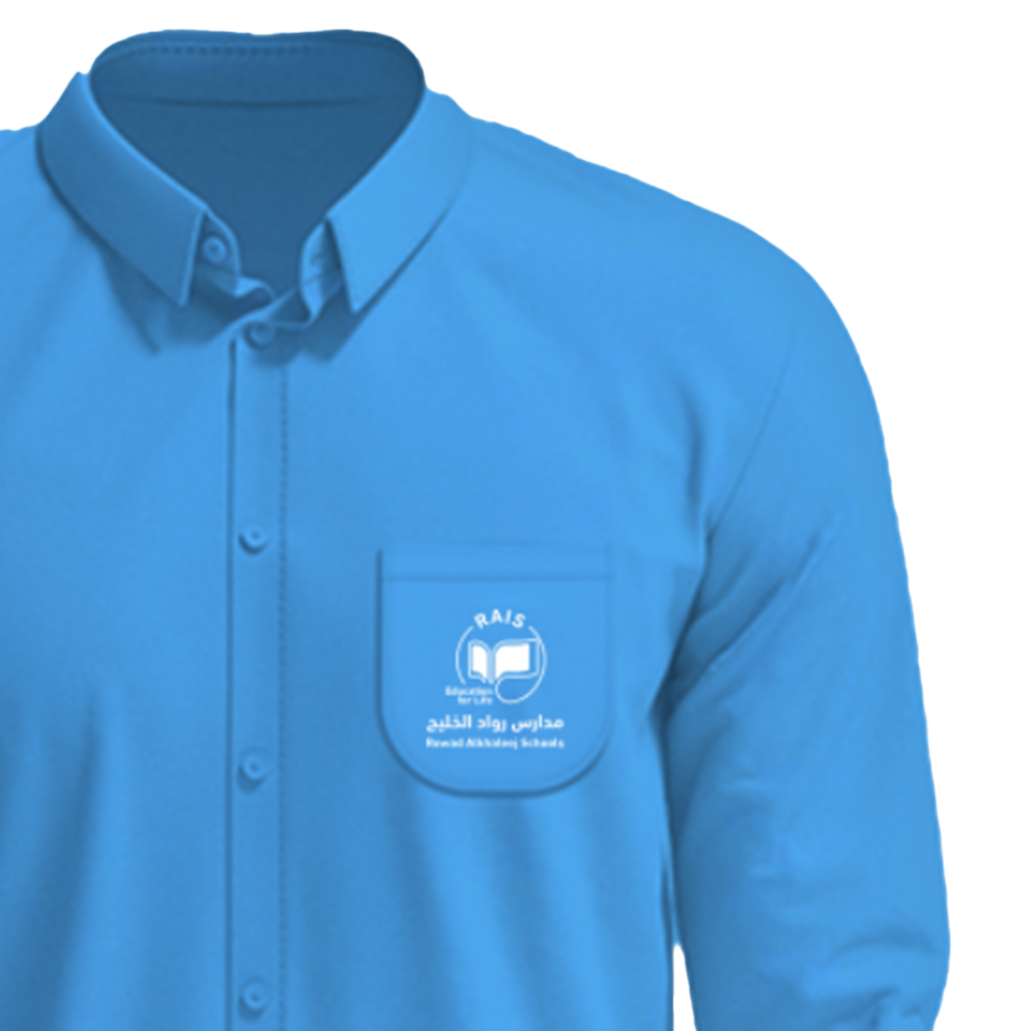 white long-sleeved shirt