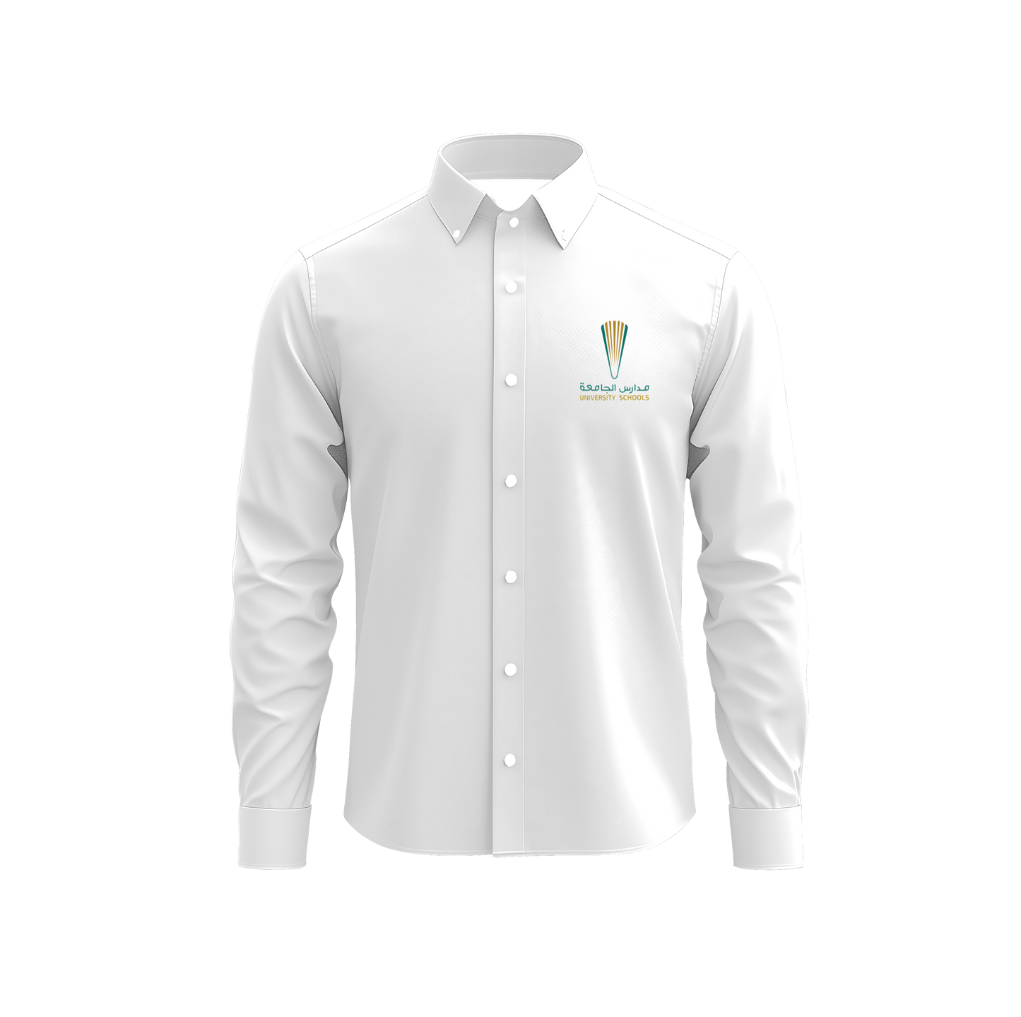 white long-sleeved shirt