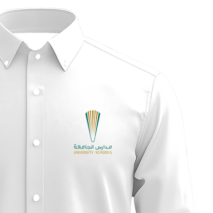 white long-sleeved shirt