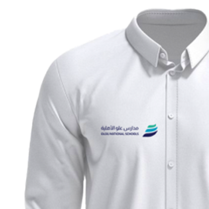 white long-sleeved shirt