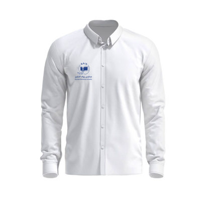 white long-sleeved shirt