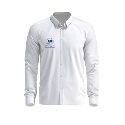 white long-sleeved shirt