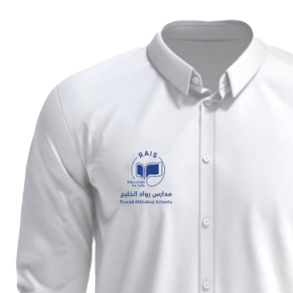 white long-sleeved shirt