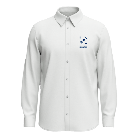 white long-sleeved shirt