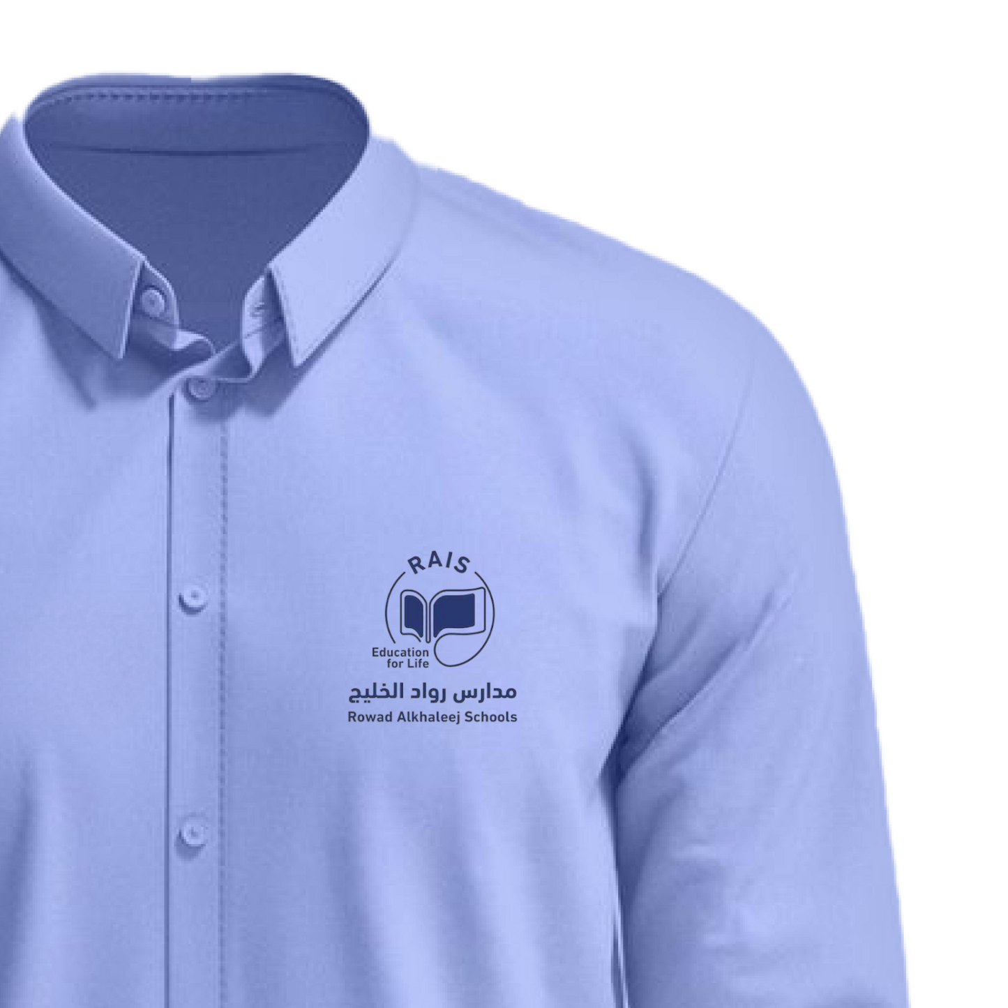 white long-sleeved shirt